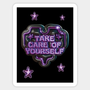 Take Care Of Yourslef Purple Edition Sticker